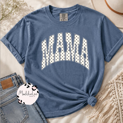 Simple Polka Dot Mama Tee