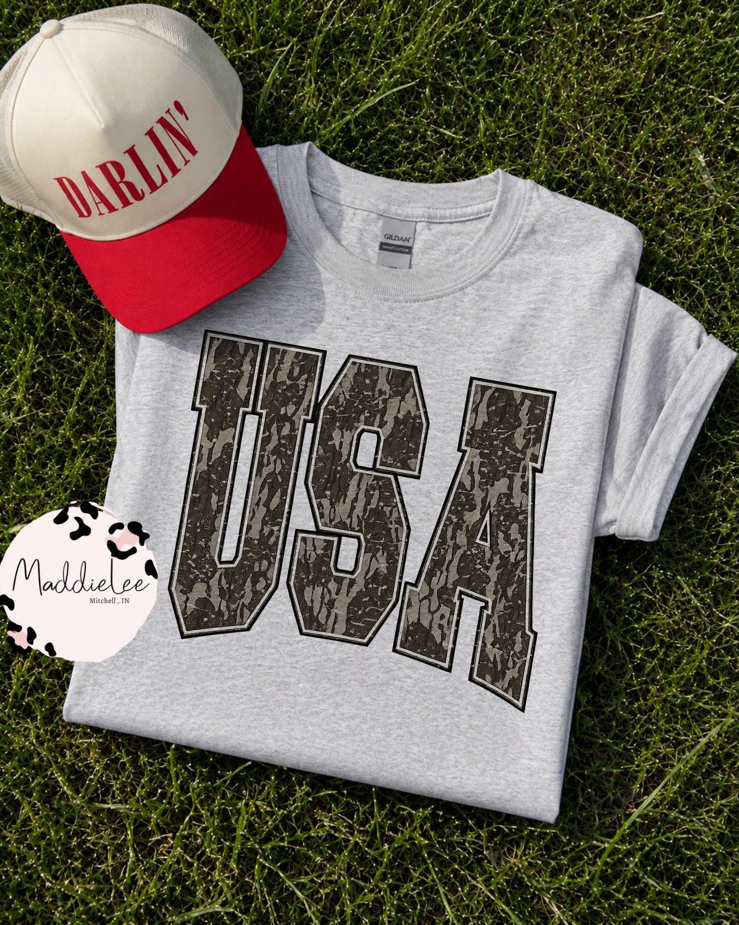 USA Camo Tee/Crew