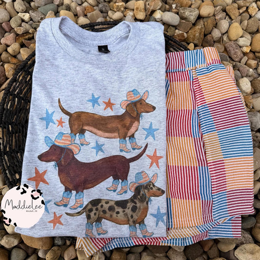 Patriotic Dachsund Tee