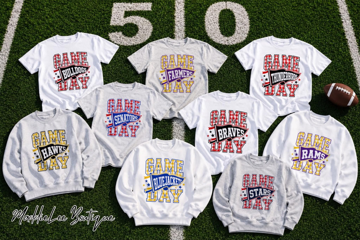 Custom Game Day School Tee/Crew