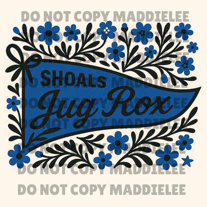 Floral School Spirit Tee - Crew