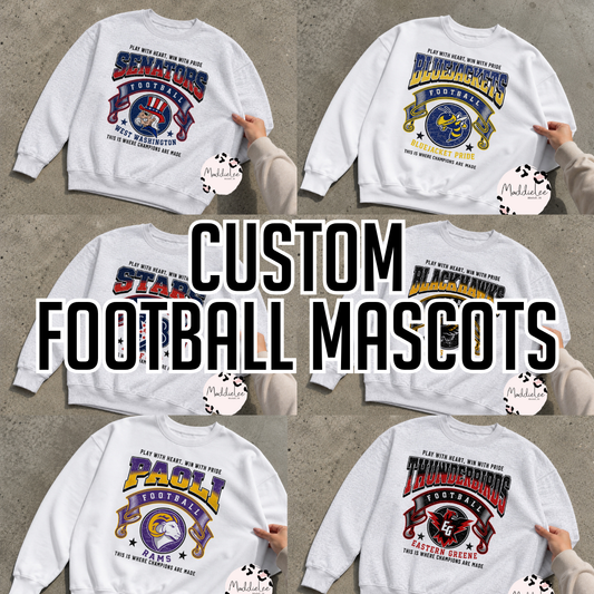 Custom Football Mascot