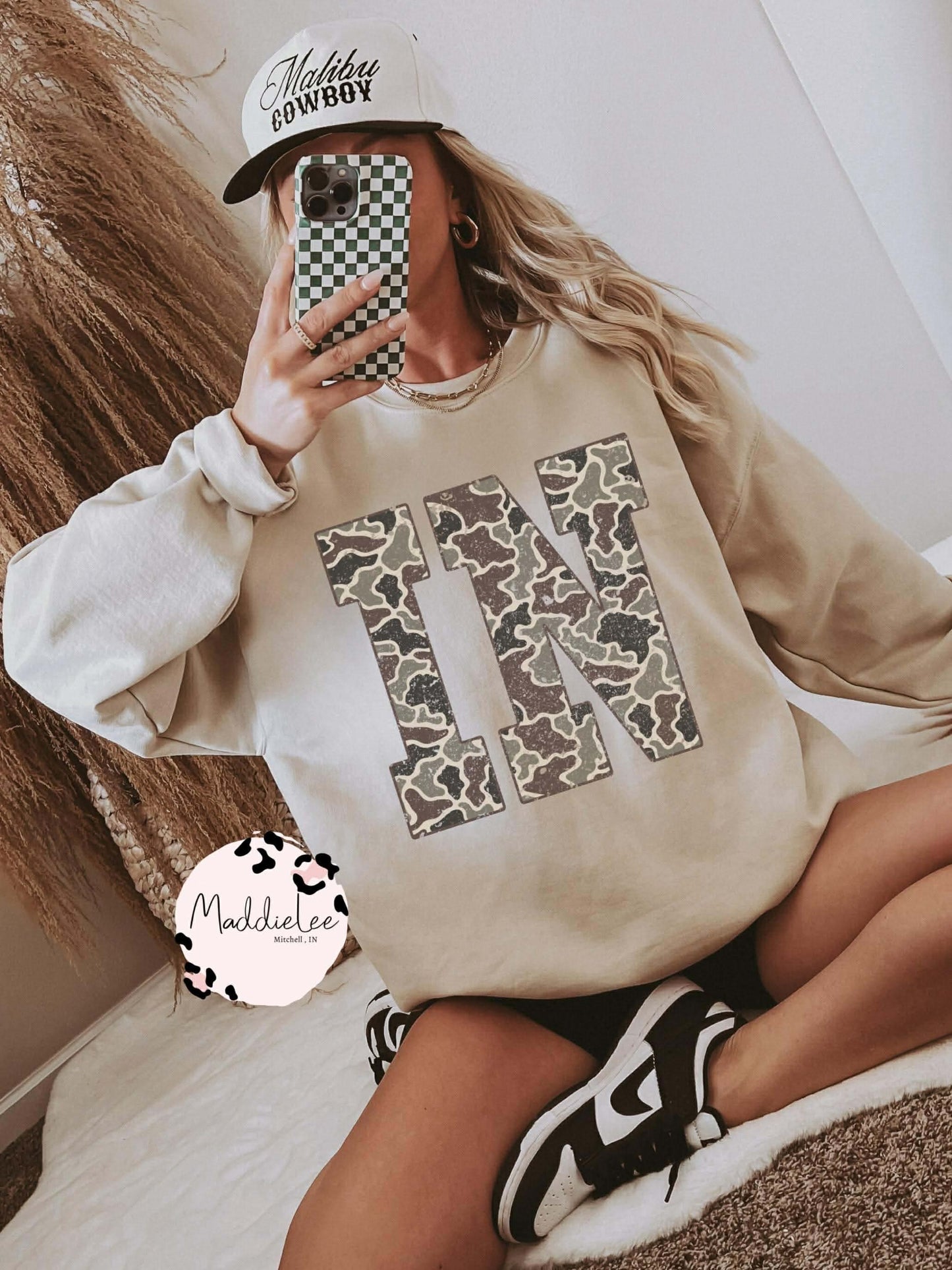 Indiana camo IN tee - crew