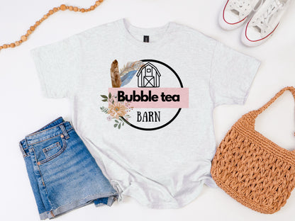 Bubble Tea Barn Basic Ash Tee/Crew