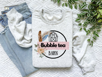 Bubble Tea Barn Basic Ash Tee/Crew