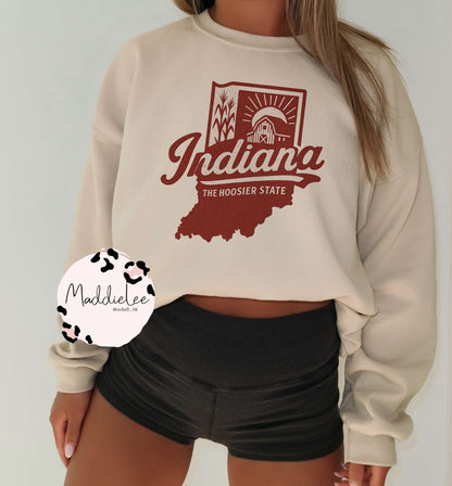 Indiana Farming Tee/Crew