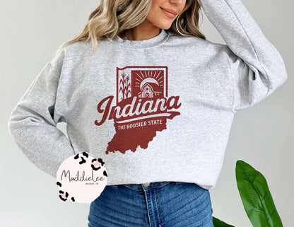 Indiana Farming Tee/Crew