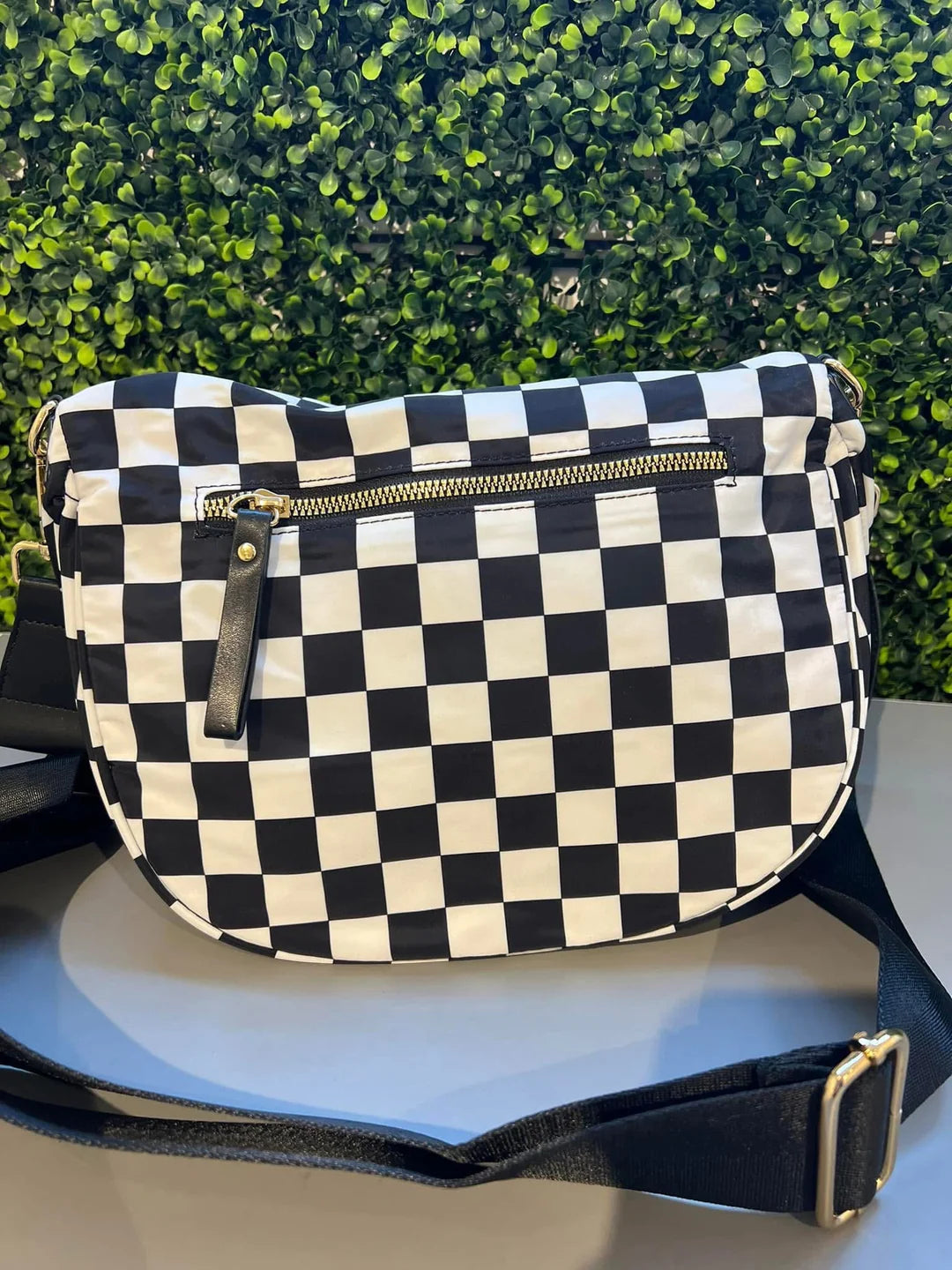 Viral Checkered Bum Bag
