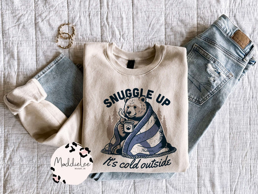 Snuggle Bear Tee - Crew