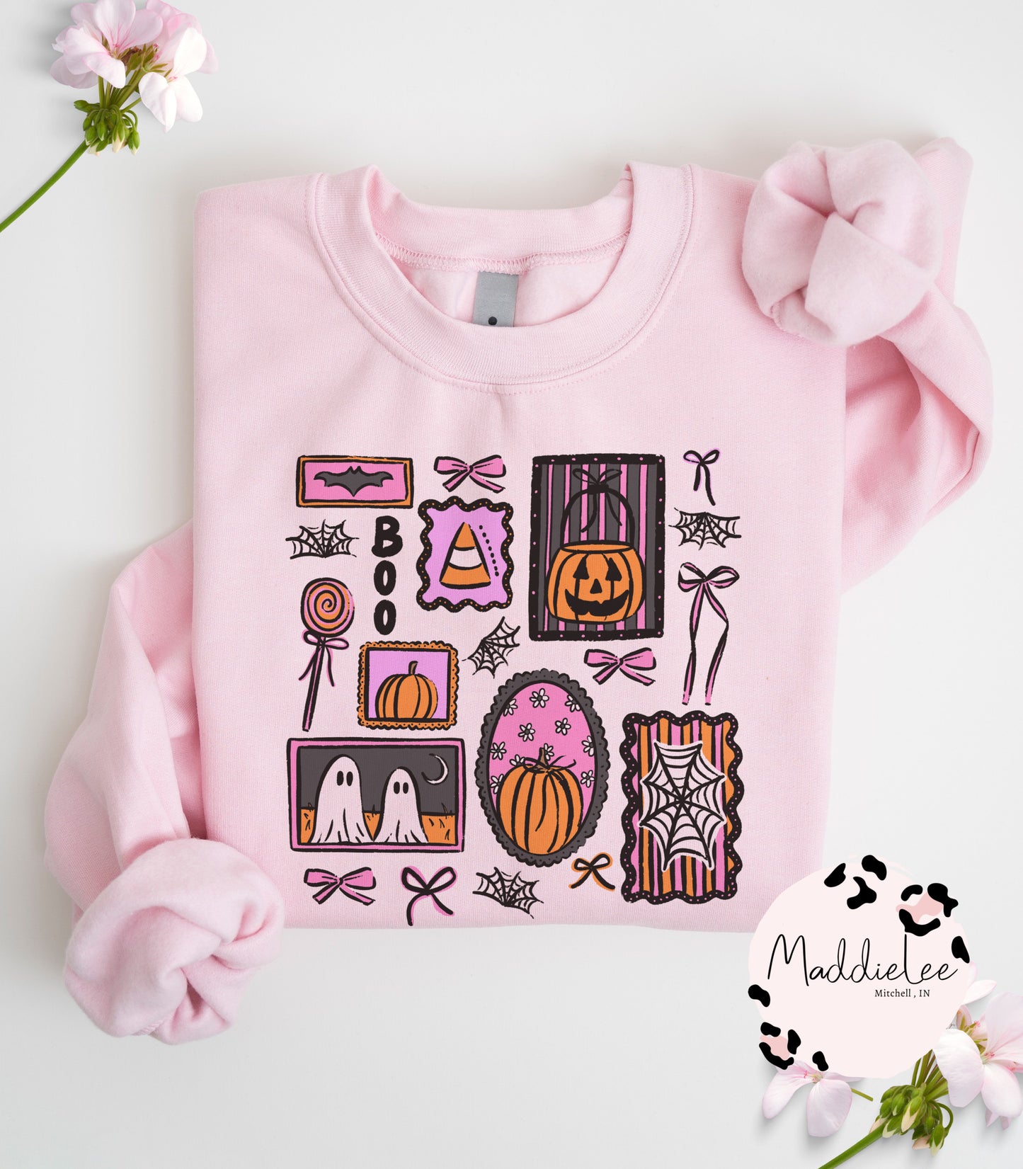 Spooky GHOULS VIBES Tee - Crew