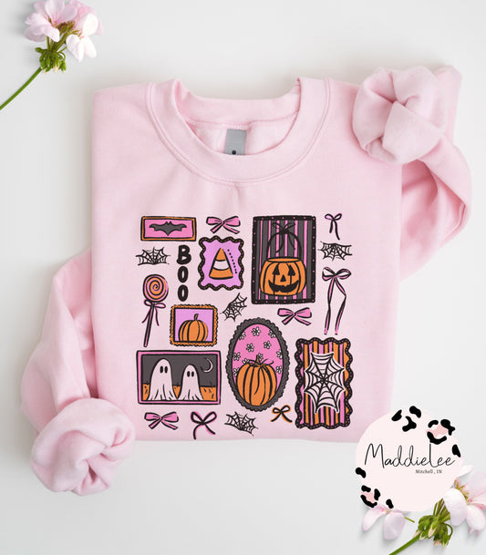 Spooky GHOULS VIBES Tee - Crew