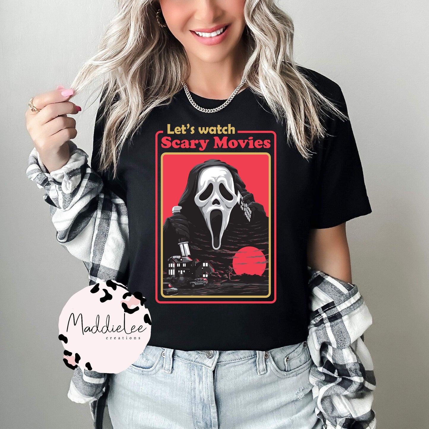 Let's Watch Scary Movies INFANT TEE
