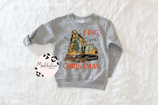 I dig Christmas Tee - Crew