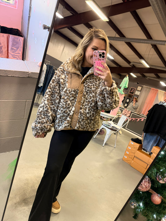 Leopard Cozy Sherpa 🐆
