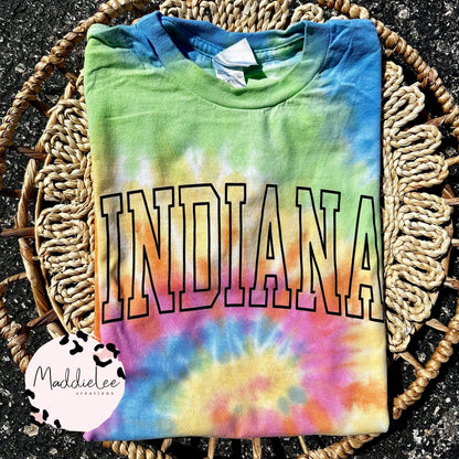 Indiana Tie Dye Tee