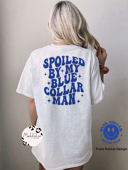 Spoiled 💙 Wife Tee/Crewneck
