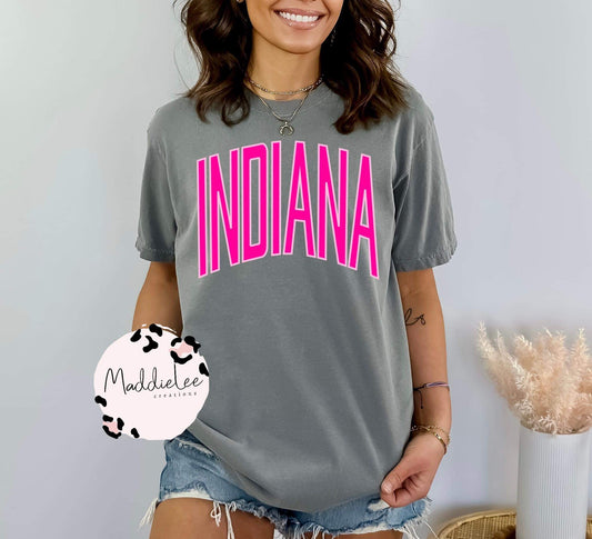 Hot Pink Indiana Tee