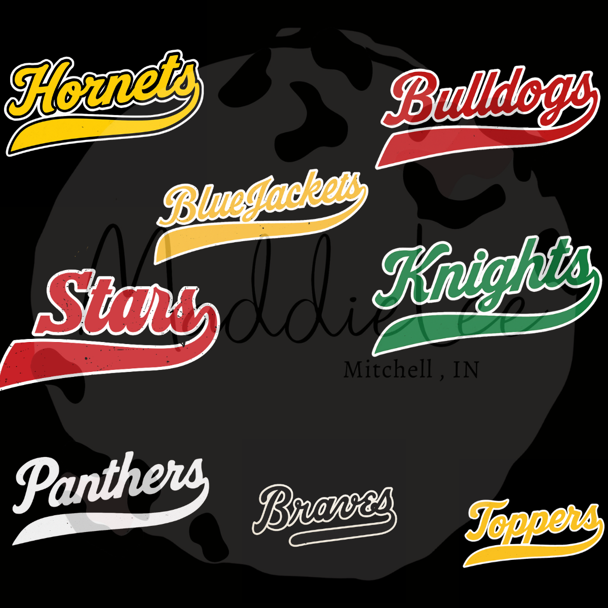 School Name Varsity Custom Wording