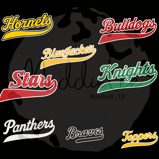 School Name Varsity Custom Wording