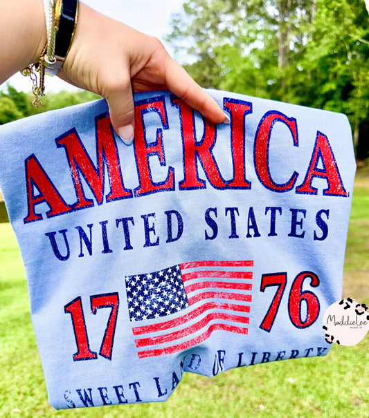 America USA 1776 Tee