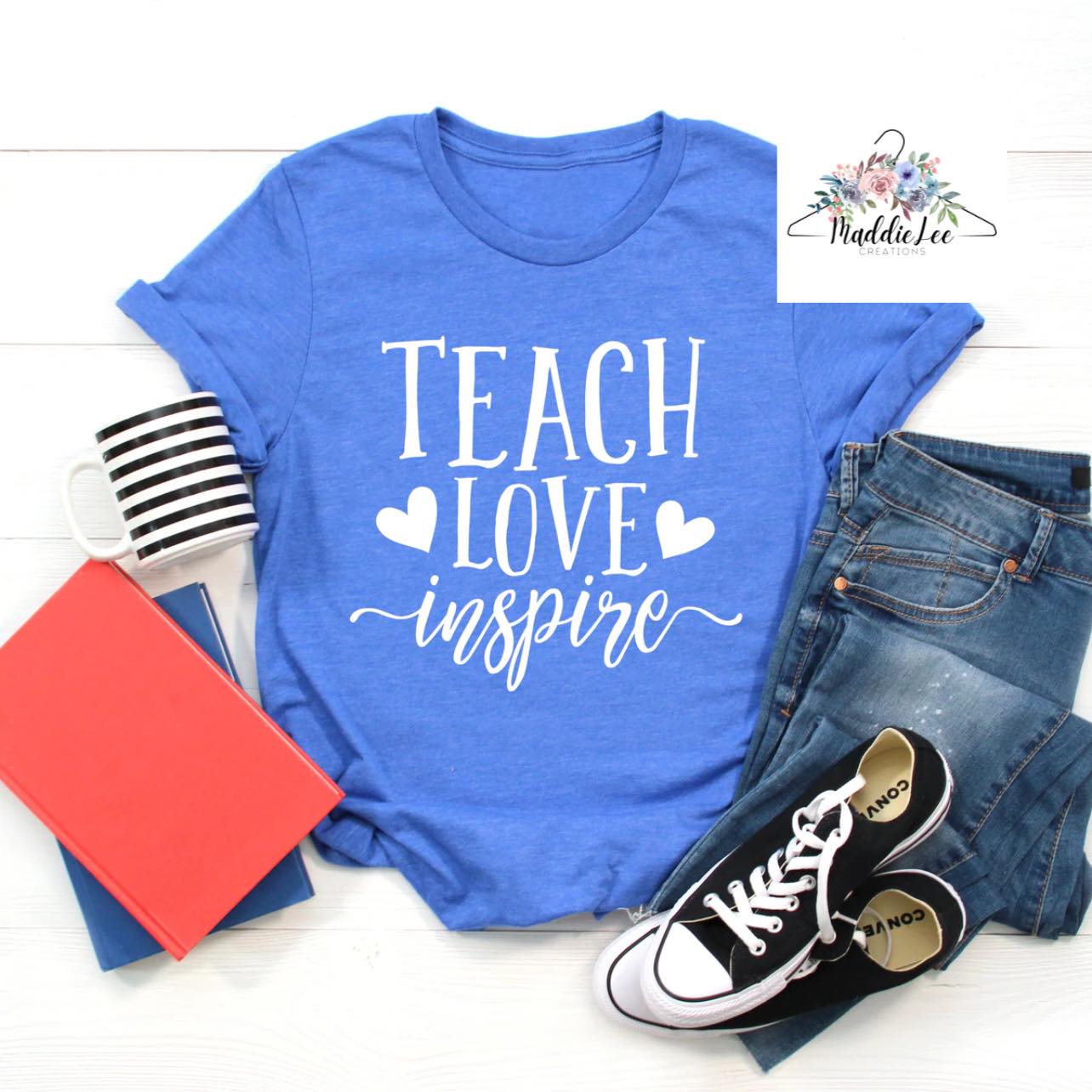 Love, Teach, Inspire Adult Tee
