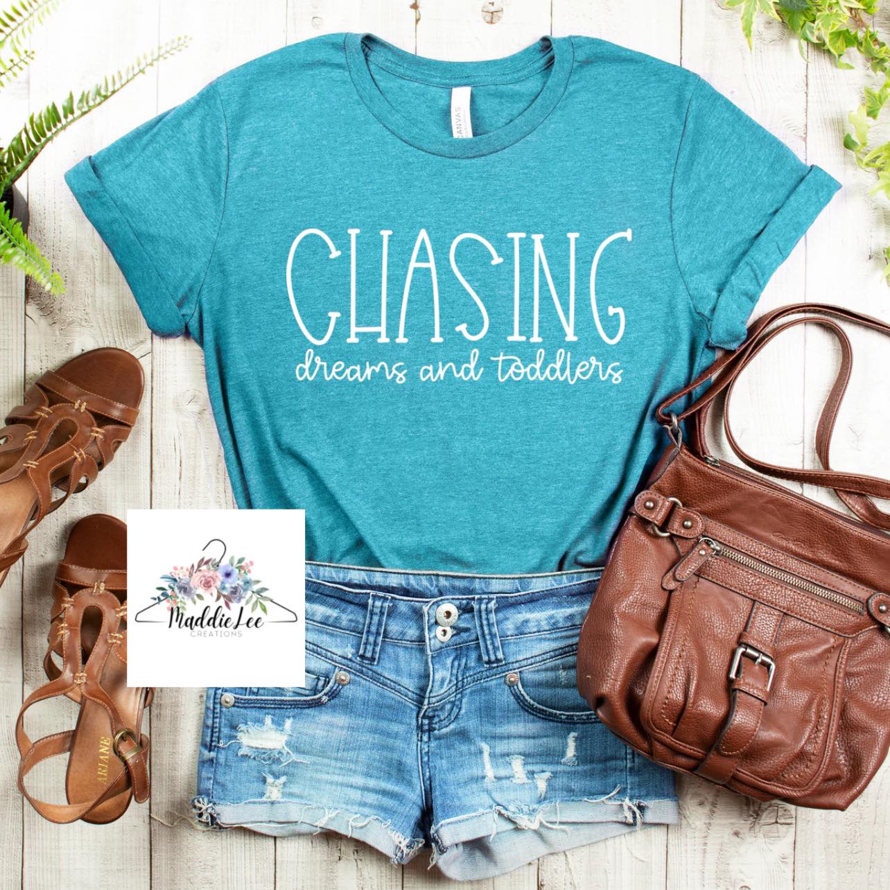 Chasing Dreams and Toddlers Adult Tee