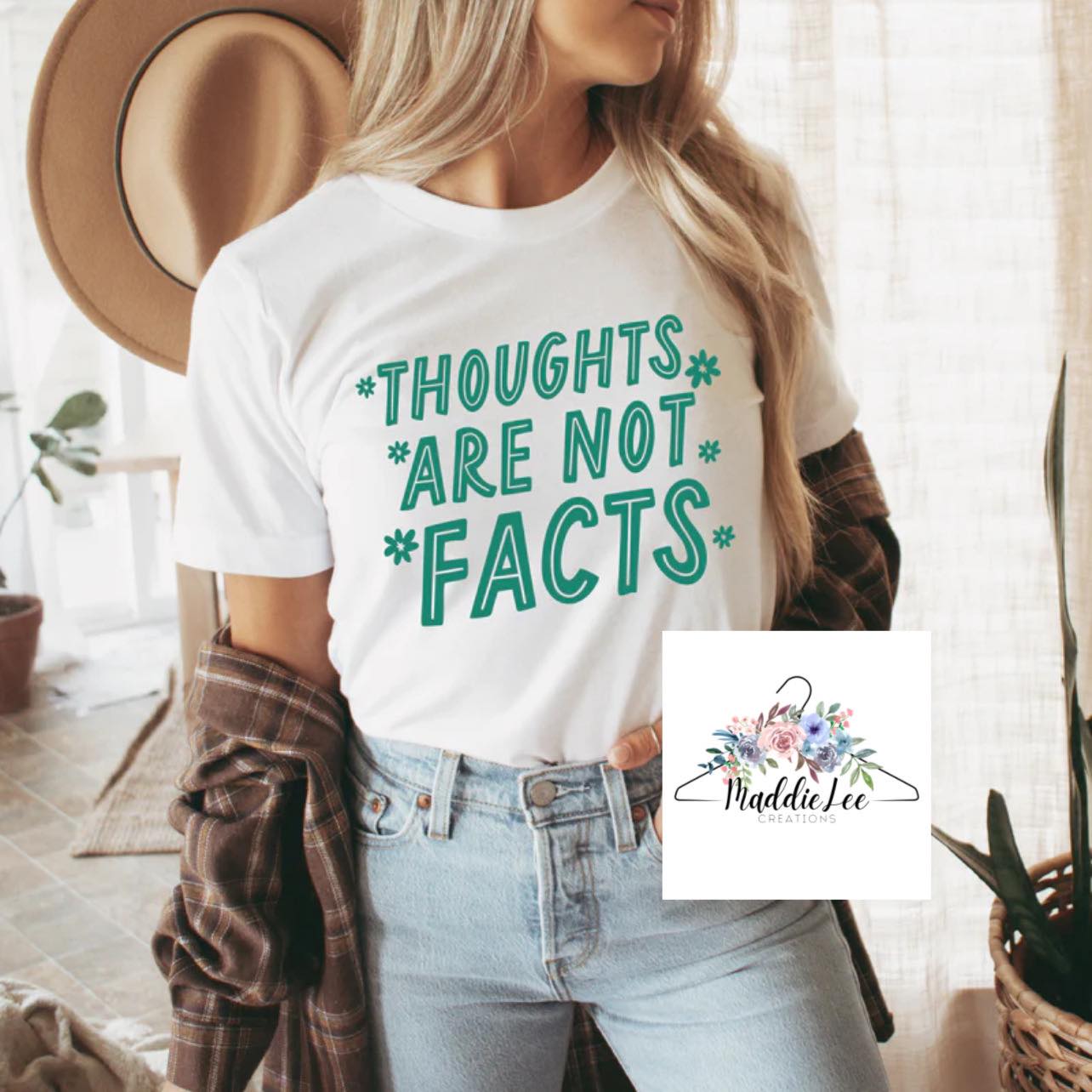 Thoughts are Not Facts Adult Tee