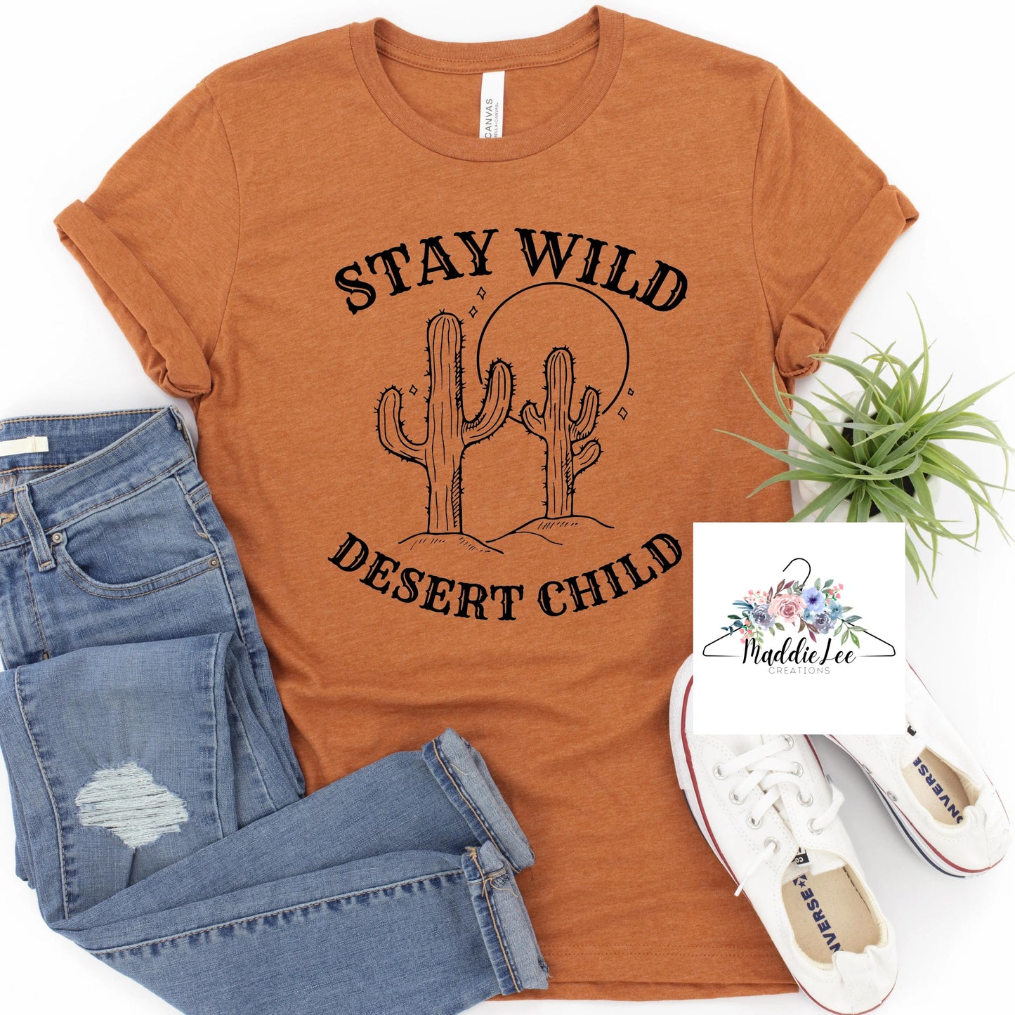 Stay Wild Desert Child Adult Tee