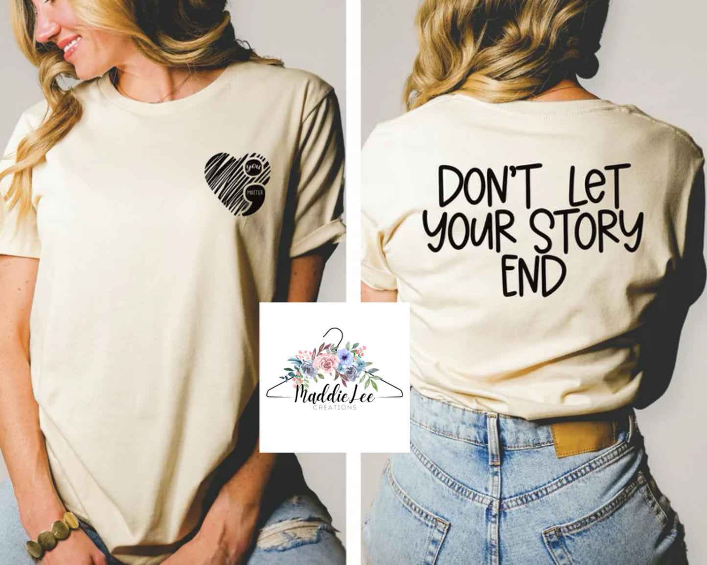Don’t Let Your Story End Adult Tee