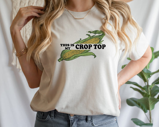 This is my Crop Top Adult Tee WS