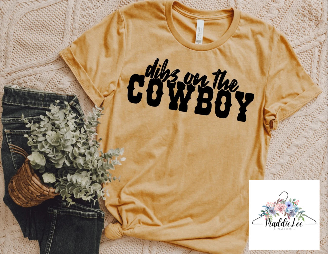 Dibs on the Cowboy Adult Tee