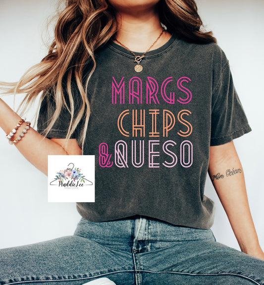 Margs Chips & Queso Tee