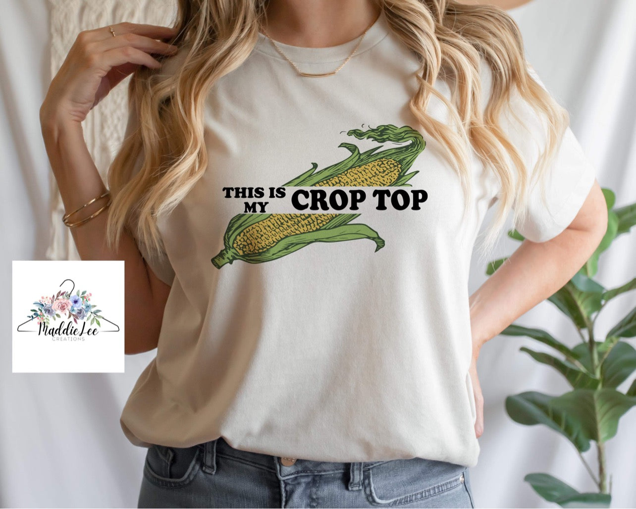 This is My Crop Top🌽 Tee/Crewneck