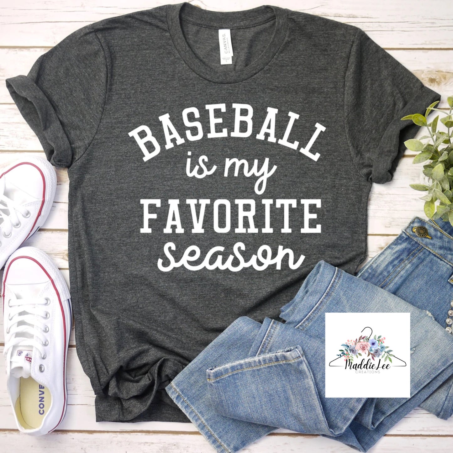 Baseball Favorite Season Adult Tee