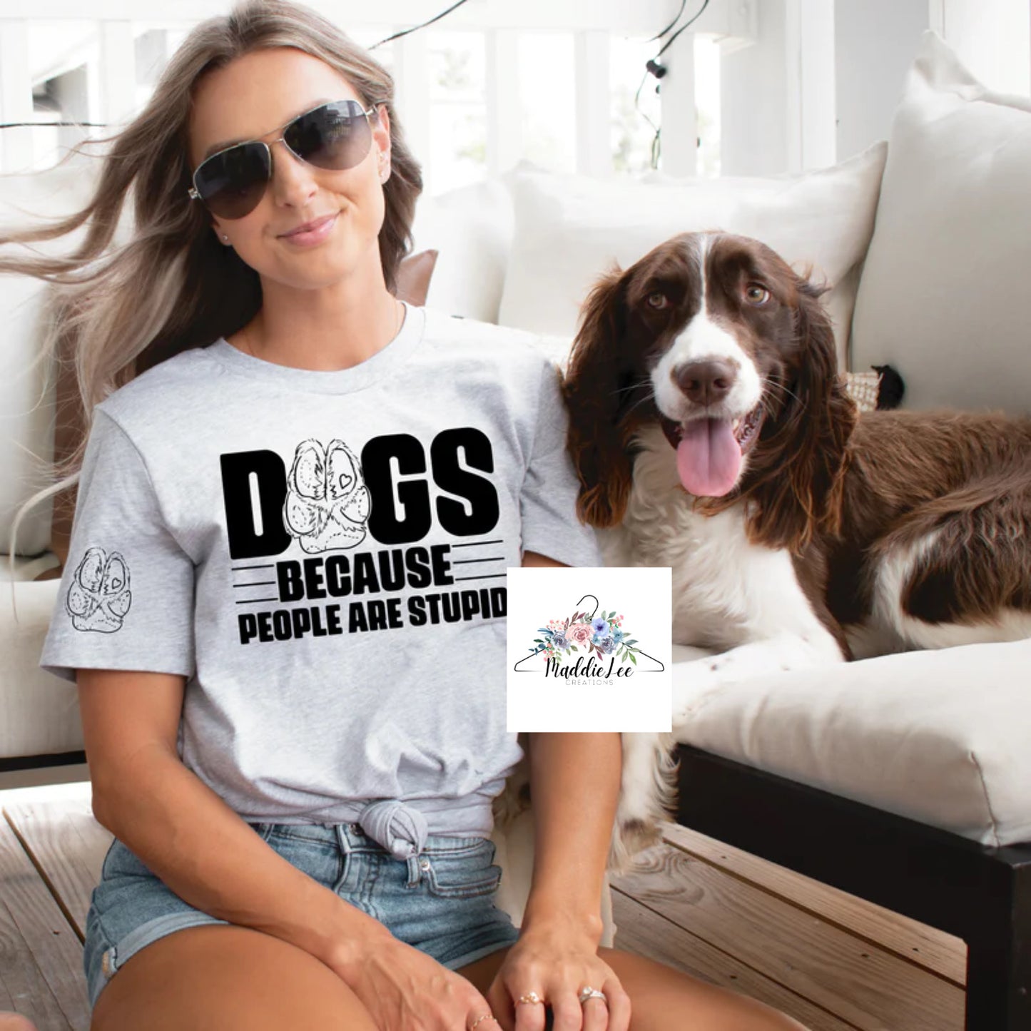 Dogs because Adult Tee